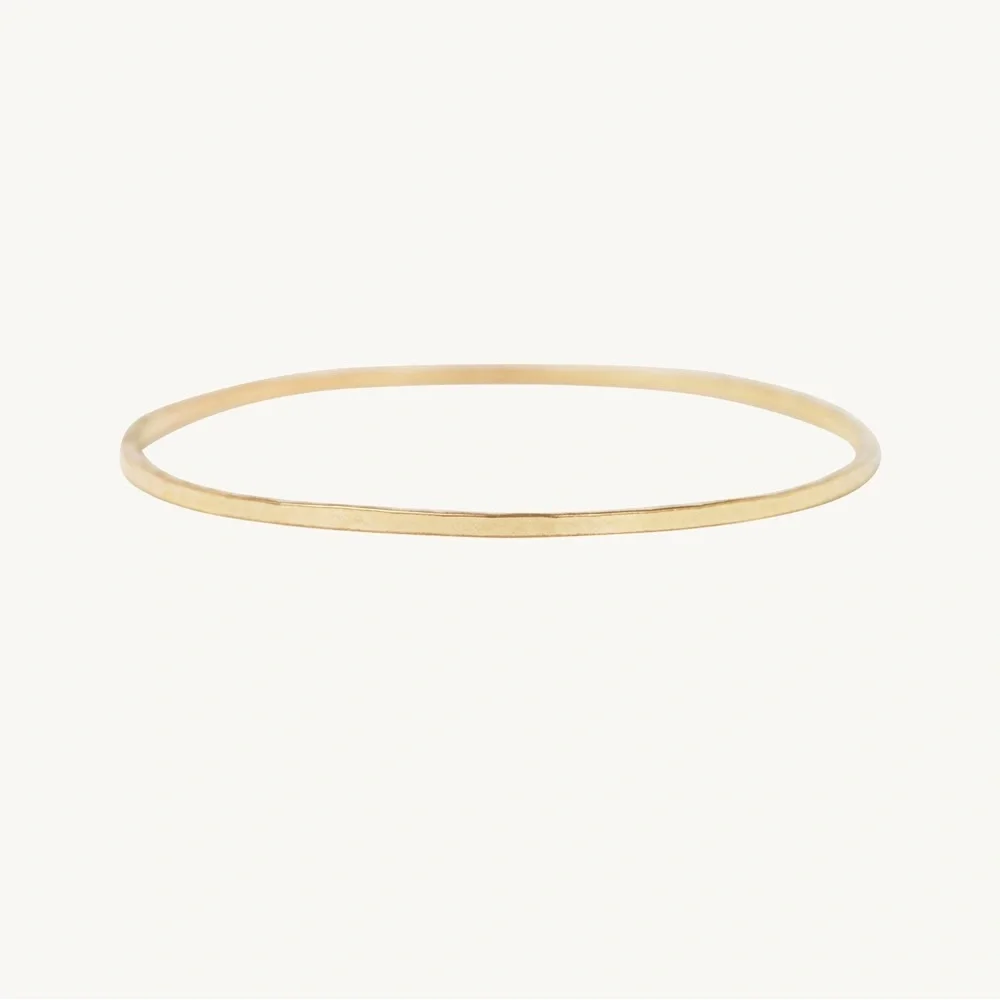 Catbird Threadbare Gold Stacking Rings - Picture 2 of 3